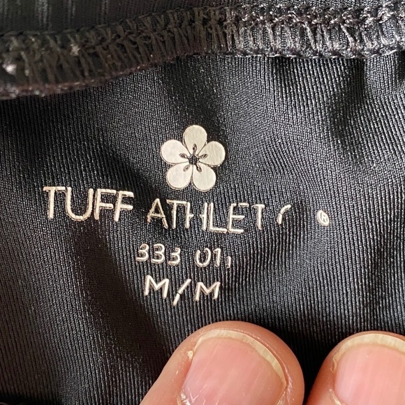 Tuff Athletics Women's Performance Athletic Track Pants Black Size Medium - Picture 2 of 11